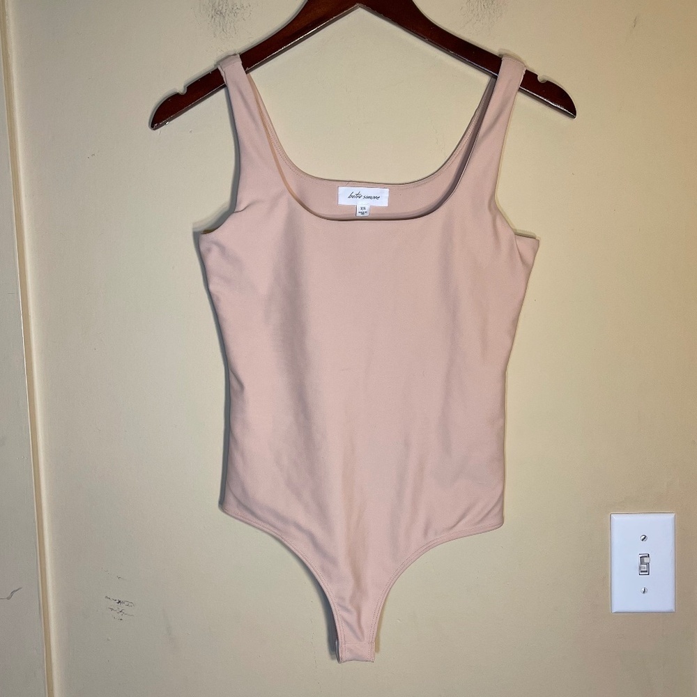 Level 99 Women's Nude Tank Bodysuit